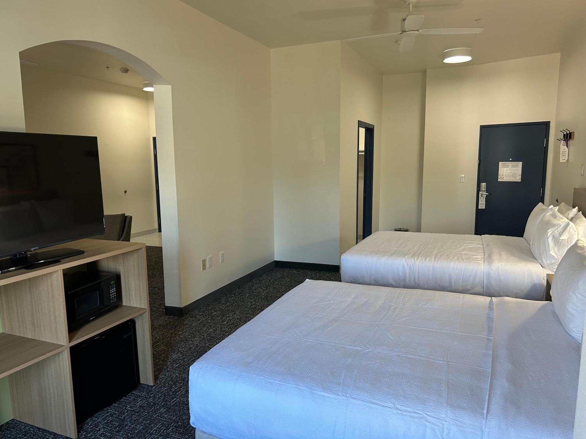 Queen Studio with Two Queen Beds and Sofa Bed