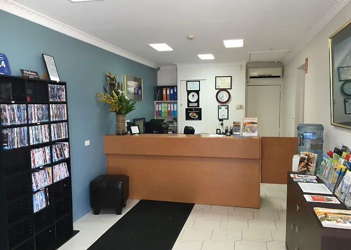 Ocean Front Motel Entrance